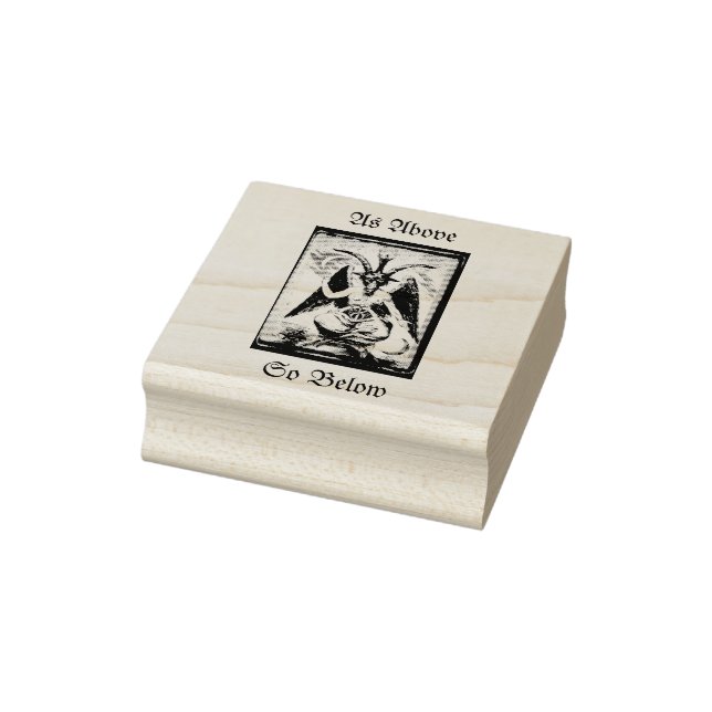 Tampons Encreurs Comme Ci-Dessus, Ainsi Ci-Dessous (Baphomet) (Tampon)