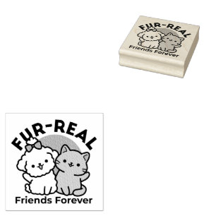 Tampons Encreurs Conception "Fur-Real Friends Forever"