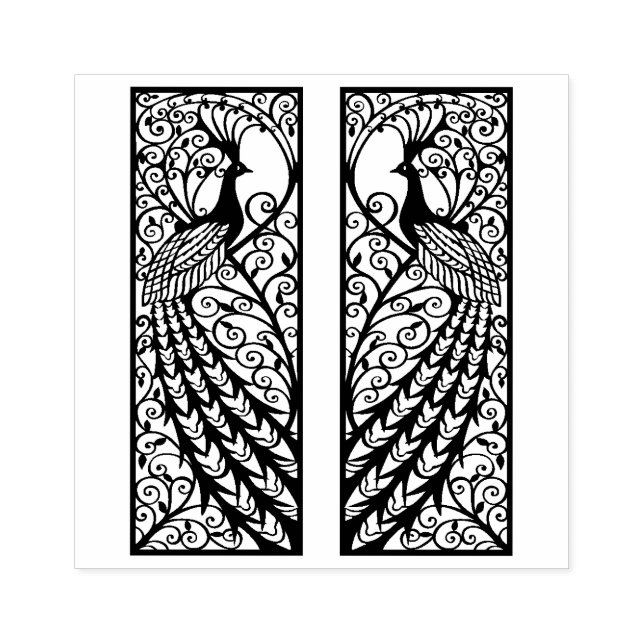Tampons Encreurs Conception Peacock (Impression)