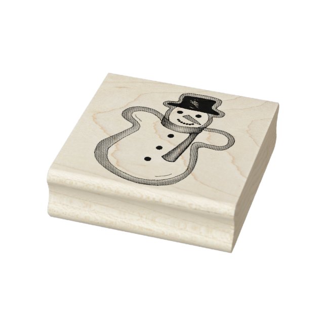 Tampons Encreurs Cookie de sucre Snowman Hanoukka Noël (Tampon)