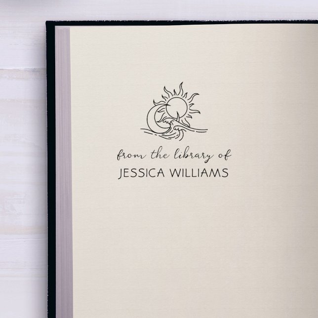 Tampons Encreurs Cosmic Elements Handwritten Custom Library Book (Créateur téléchargé)