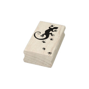 Tampons Encreurs Courir Gecko argent + votre backgr. & idées