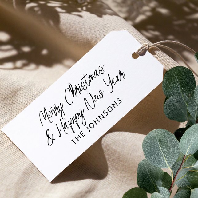 Tampons Encreurs Create Your Own Stylish Script Christmas Greetings (Créateur téléchargé)