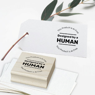 Tampons Encreurs Création et conception humaines sans IA - Message