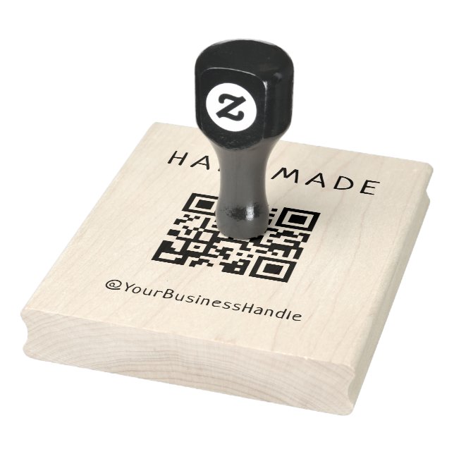 Tampons Encreurs Créez votre propre code QR personnalisé Grande ent (Tampon)