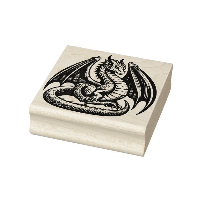 Tampons Encreurs Créez Votre Propre Dragon Royal Élégant (Tampon)