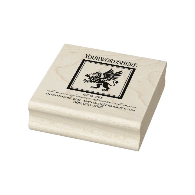 Tampons Encreurs Créez Votre Propre Griffon Ancien Encadré (Tampon)