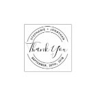 Créez votre propre Merci Mariage rond