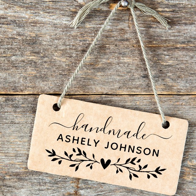 Tampons Encreurs Créez votre propre nom artisanal (Create Your Own Handmade Name Rubber Stamp)