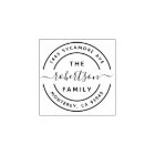 Créez votre propre nom de famille moderne Adresse 