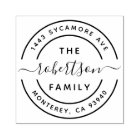 Créez votre propre nom de famille moderne Adresse 