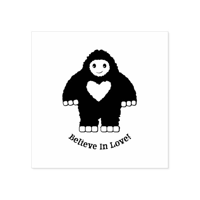 Tampons Encreurs Croire en l'amour Bigfoot (Impression)