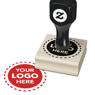 Tampons Encreurs Custom Logo Rubber Stamp for Brand Promotion