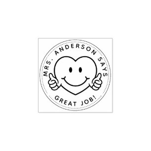 Tampons Encreurs Custom Teacher Gift Stamp Back To School