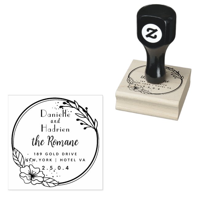 Tampons Encreurs Custom Wedding Stamp (Tamponné)