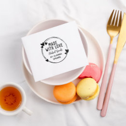 Tampons Encreurs Cute Coeur Tiré À La Main Wreath Fabriqué Avec Amo