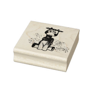 Tampons Encreurs Cute Little Giraffe Baby Girl Douche