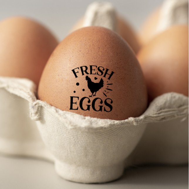 Tampons Encreurs Cute Poulet De La Ferme Oeuf Frais (Créateur téléchargé)