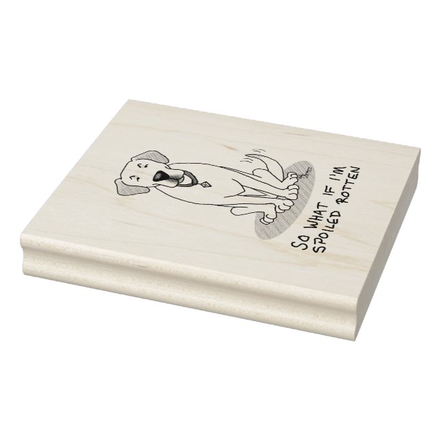 Tampons Encreurs Cute Spoten Rotten Jaune Labrador Retriever Chien (Tampon)