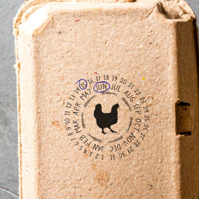 Tampons Encreurs Date À Laquelle Les Oeufs Ont Été Déposés Cachet E (Créateur téléchargé)