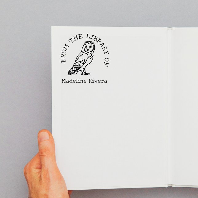 Tampons Encreurs De la bibliothèque de Barn Owl Book (From The Library of Barn owl )