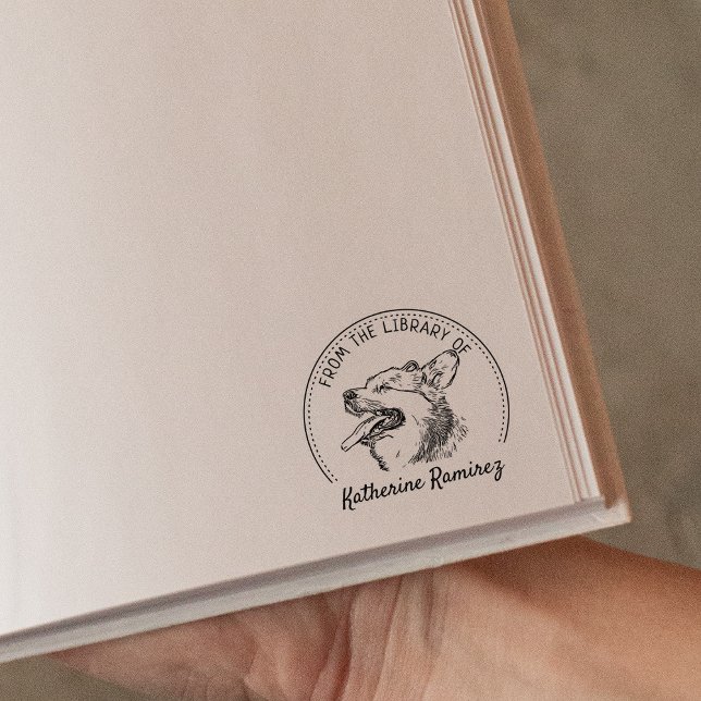 Tampons Encreurs De la bibliothèque de, Corgi Dog Book (Créateur téléchargé)