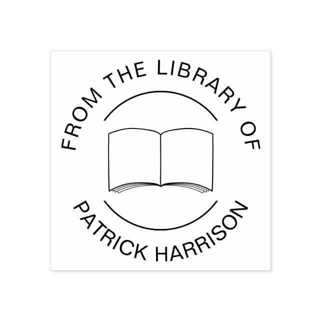 Tampons Encreurs De la Bibliothèque du livre personnalisé (Impression)