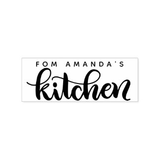 Tampons Encreurs De ma cuisine - Timbre en caoutchouc personnalisé