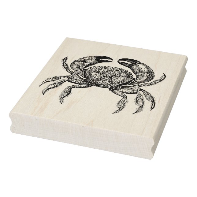Tampons Encreurs Dessin de crabe vintage no 1 (Tampon)