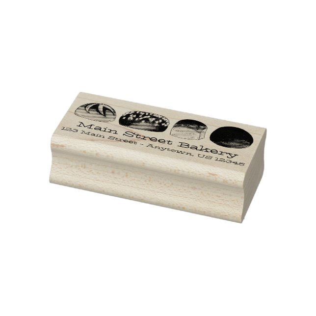 Tampons Encreurs Dîner Pain Rolls Buns Boulangerie Baker Chef Foody (Tampon)