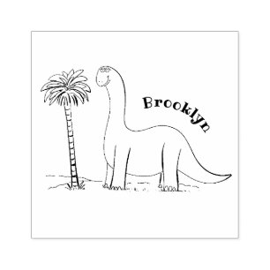 Tampons Encreurs Dinosaure de brontosaurus vert doux