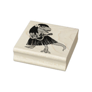 Tampons Encreurs Dinosaure hawaïen Ukulele