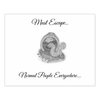 Tampons Encreurs Doit Échapper...L'estampille en caoutchouc de la c