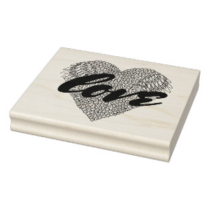 Tampons Encreurs Doodle de coeur ailé
