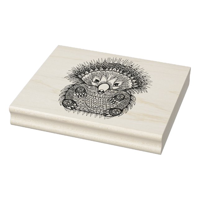 Tampons Encreurs Doodle Echidna tiré à la main (Tampon)