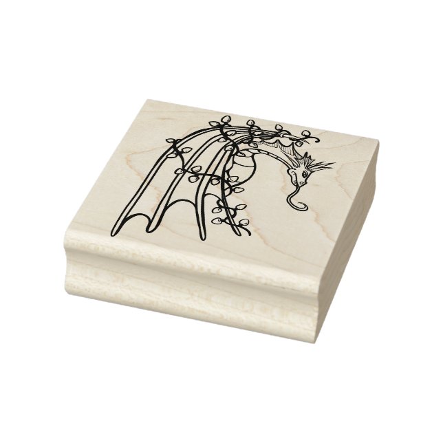 Tampons Encreurs Dragon de Noël (Tampon)