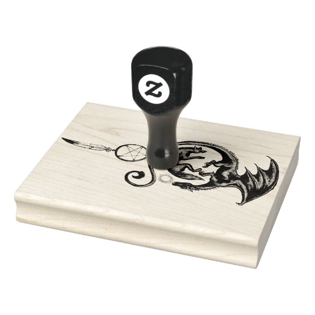 Tampons Encreurs Dragon Wolf Pentagram Dreamcatcher (Tampon)