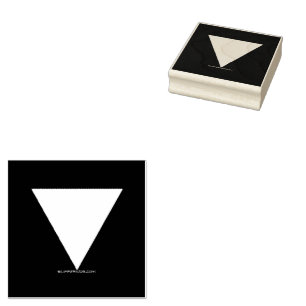 Tampons Encreurs Drapeau triangle rose de SlipperyJoe's symbole ros
