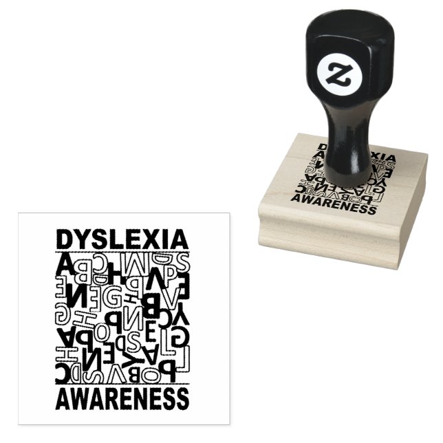 Tampons Encreurs Dyslexie Sensibilisation Dyslexie Enseignants Étud (Tamponné)