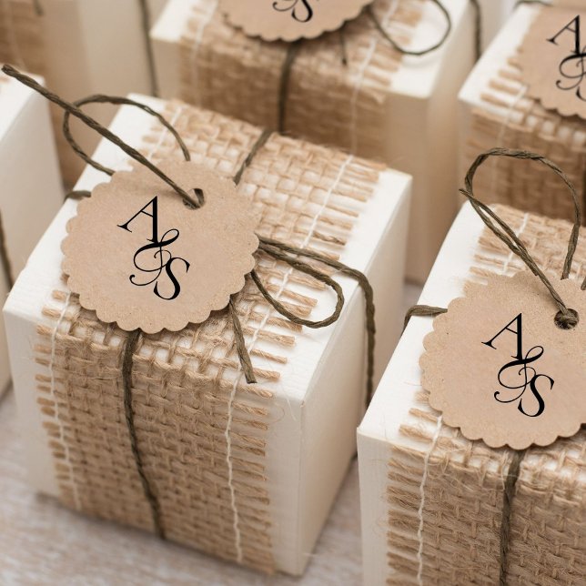 Tampons Encreurs Élégant, Classique, Monogramme, Mariage (Personalized, Elegant, Classic, Monogram, Wedding Rubber Stamp.)