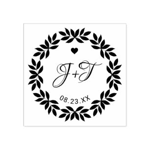 Tampons Encreurs Elegant Floral Wedding