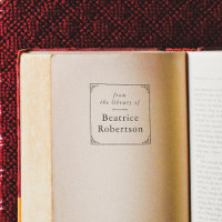 Élégant Livre Vintage De Cadre De La Bibliothèque