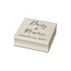 Élégant Script Couple's Names avec date Mariage