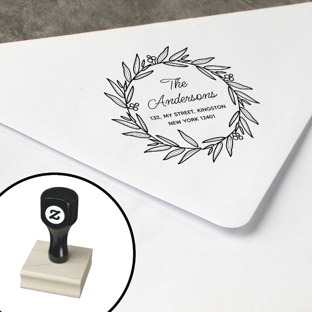 Tampons Encreurs Élégante famille de germes de feuilles Botanique (Créateur téléchargé)