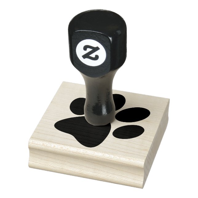 Tampons Encreurs Empreinte de patte Design Timbre en bois (Tampon)