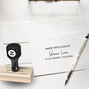 Tampons Encreurs Entreprise moderne faite avec Love City Signature