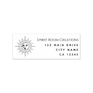 Tampons Encreurs Entreprise Tarot Sun Adresse de retour