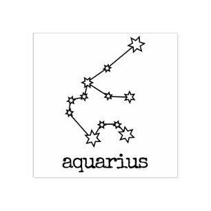 Tampons Encreurs Etoiles Zodiac Horoscope Céleste Aquarius