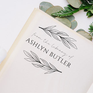 Tampons Encreurs Eucalyptus Lead Bibliothèque personnelle Stamp