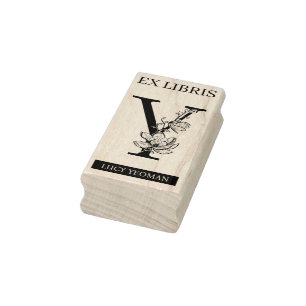 Tampons Encreurs EX librairies Librairie Librairie monogramme Y